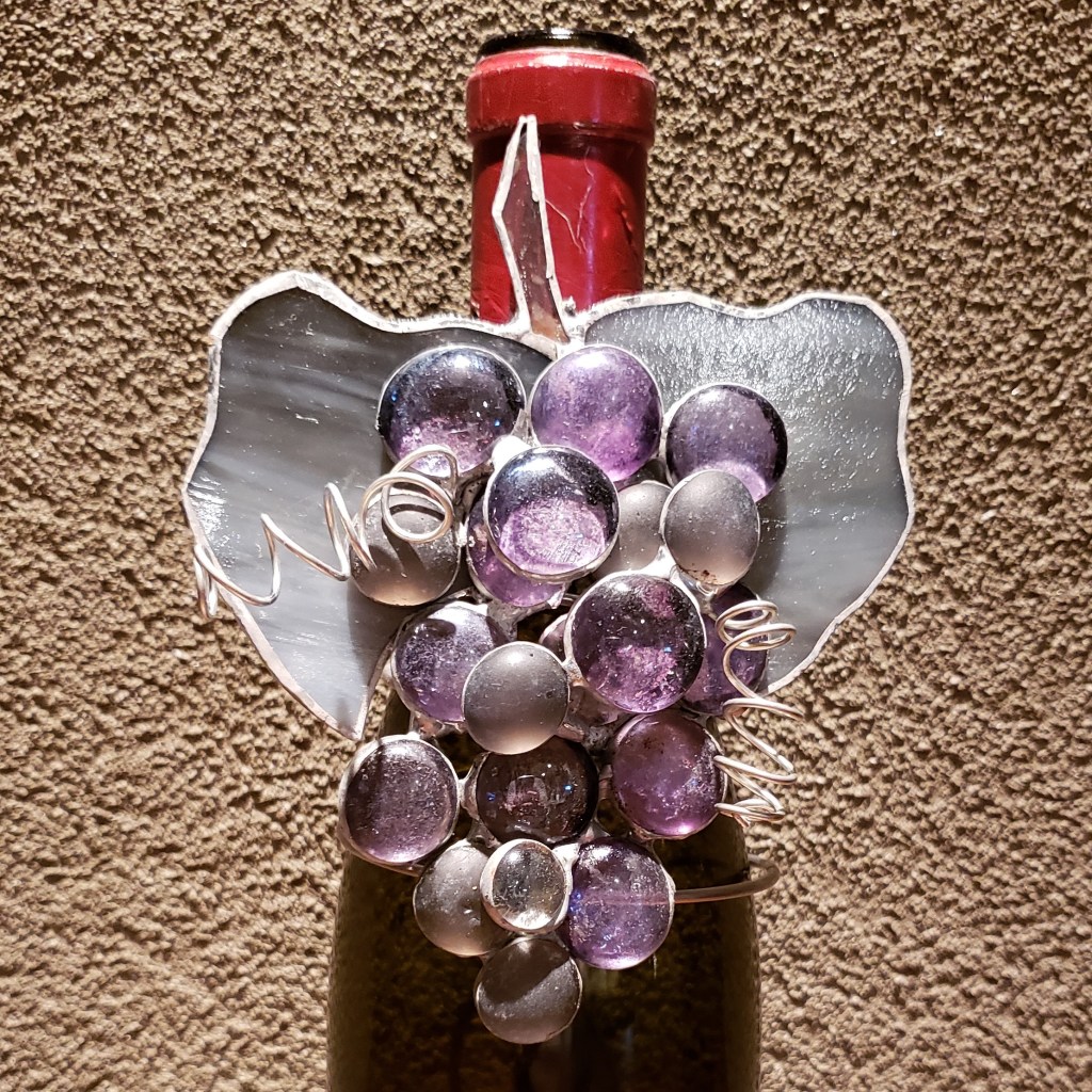Purple Grape Wine Charm by It Ain't Plain By Jane.